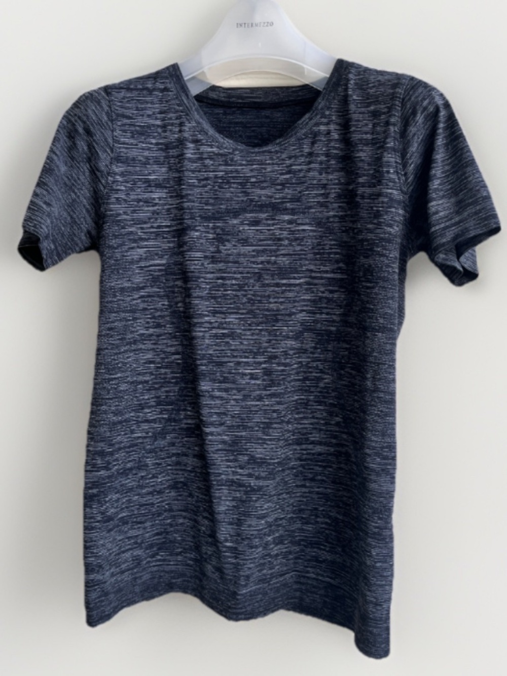Lululemon Seamless Short Sleeve Training Tee Heathered Grey Size 8 No Tags